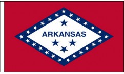 Arkansas Table Flags